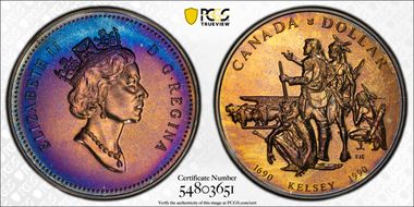 1990 S$1 H.Kelsey SP67