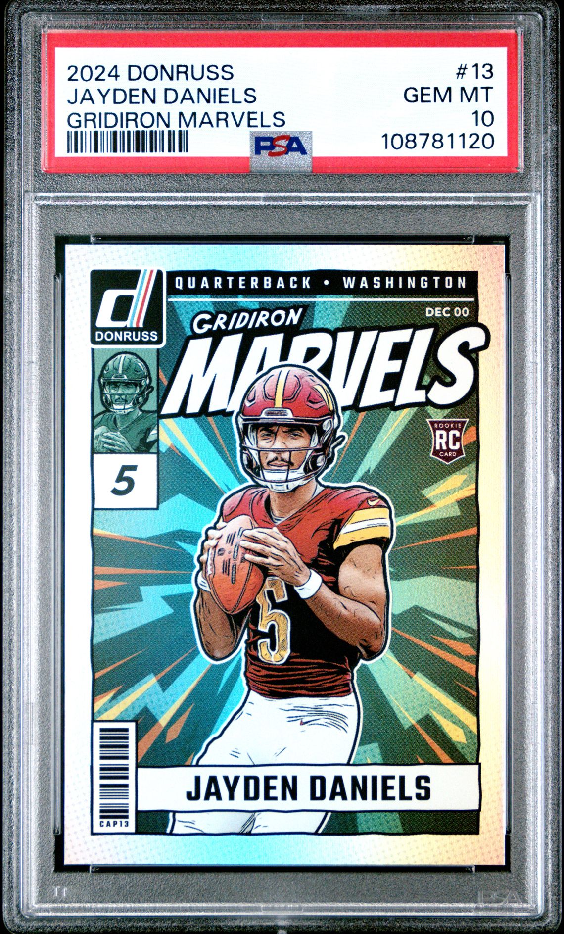 2024 Panini PANINI DONRUSS GRIDIRON MARVELS #13 Jayden Daniels front