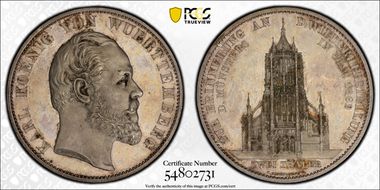 1869 2 Th KM-618 Dav-961 Cathedral MS61PL
