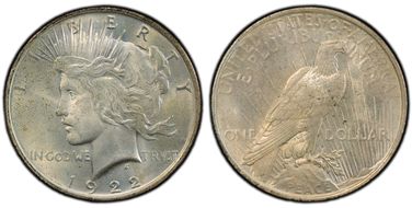 1922 $1 MS64