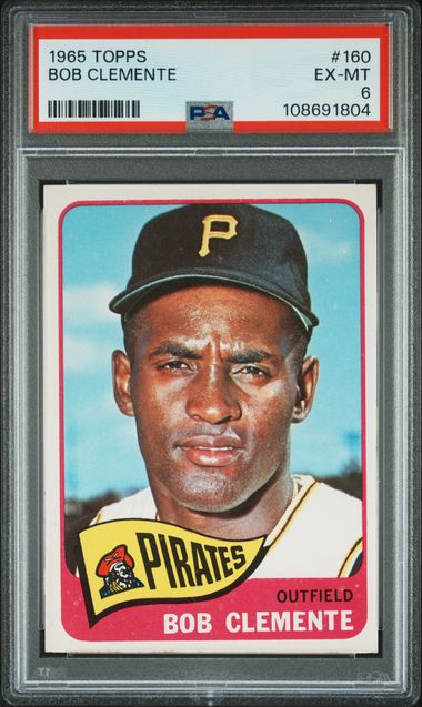 1965 Topps Bob Clemente #160 Ex-Mt 6 front
