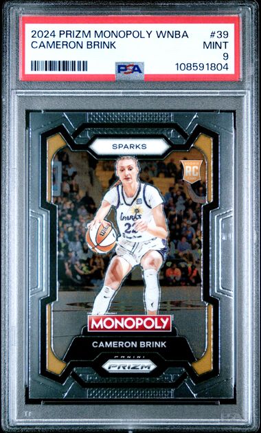 2024 Panini Prizm Monopoly Wnba Cameron Brink #39 Mint 9 front