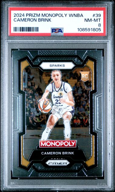 2024 Panini Prizm Monopoly Wnba Cameron Brink #39 Nm-Mt 8 front