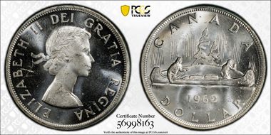 1962 S$1 MS64