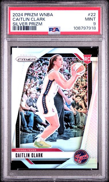 2024 Panini Prizm Wnba Caitlin Clark #22 (Silver Prizm) Mint 9 front