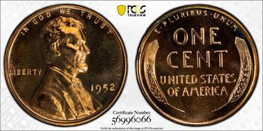 1952 1C PR67RD