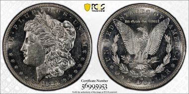 1883-S $1 MS61