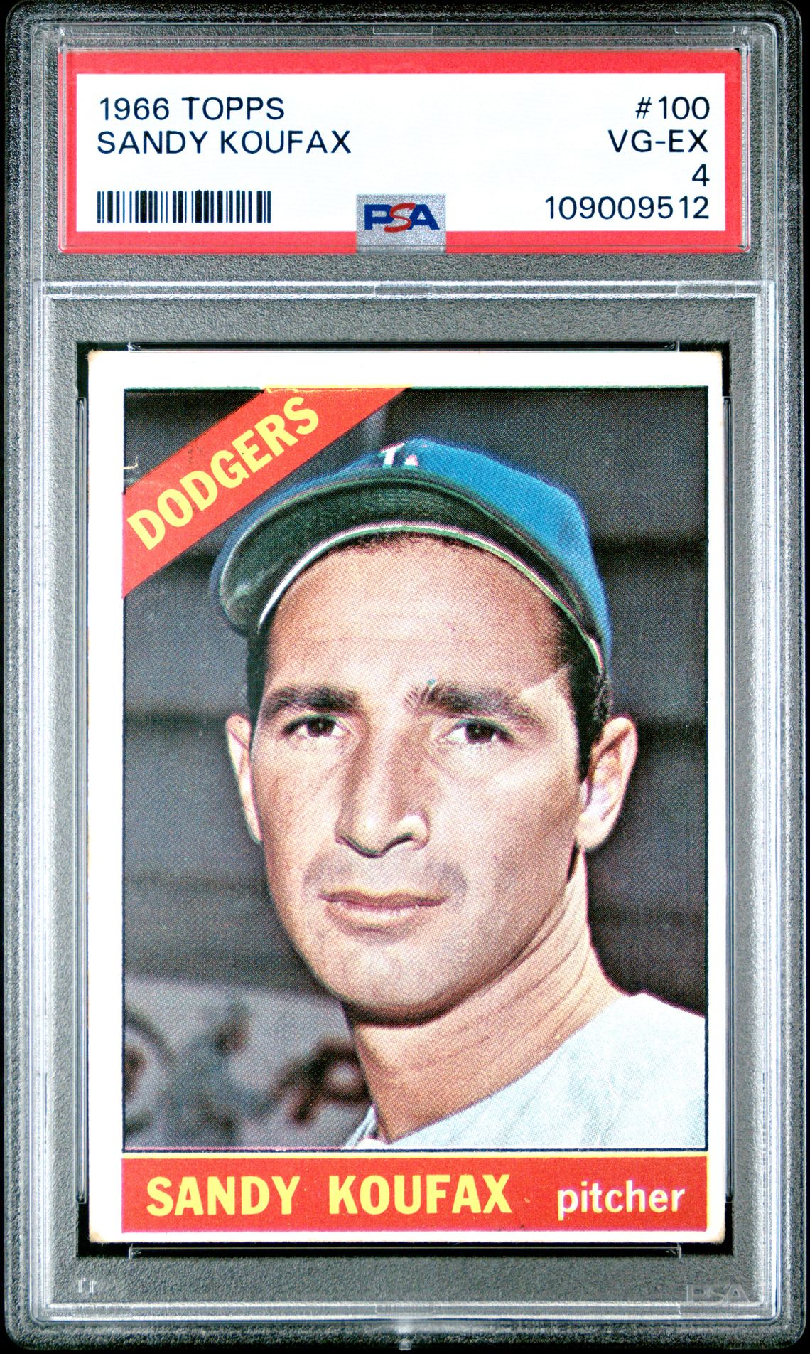 1966 Topps TOPPS #100 Sandy Koufax front