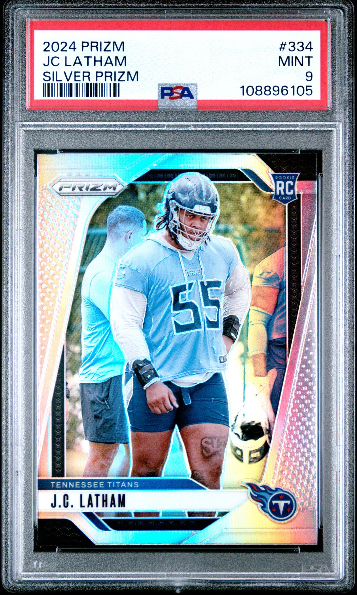 2024 Panini PANINI PRIZM SILVER PRIZM #334 Jc Latham front