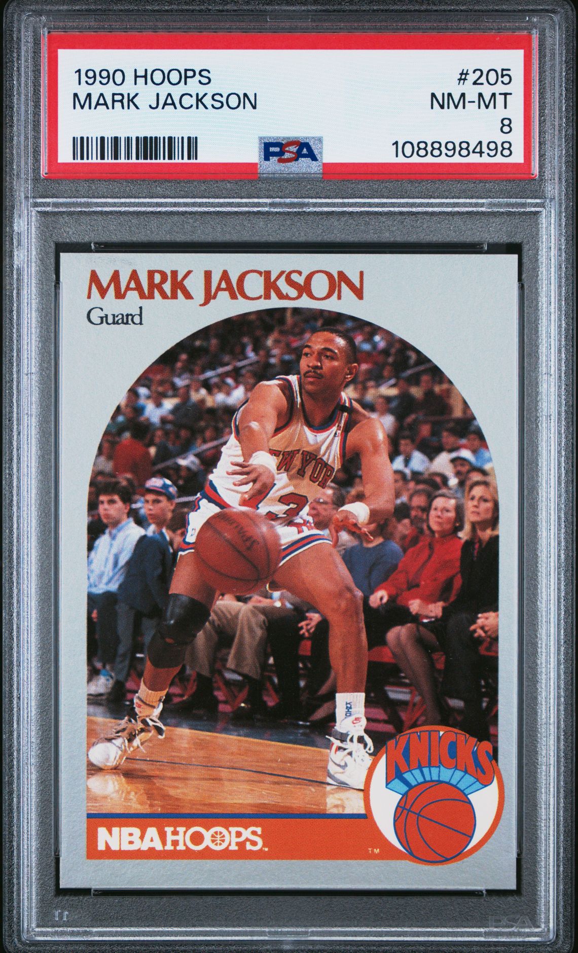 1990 Hoops Mark Jackson #205 Nm-Mt 8 front