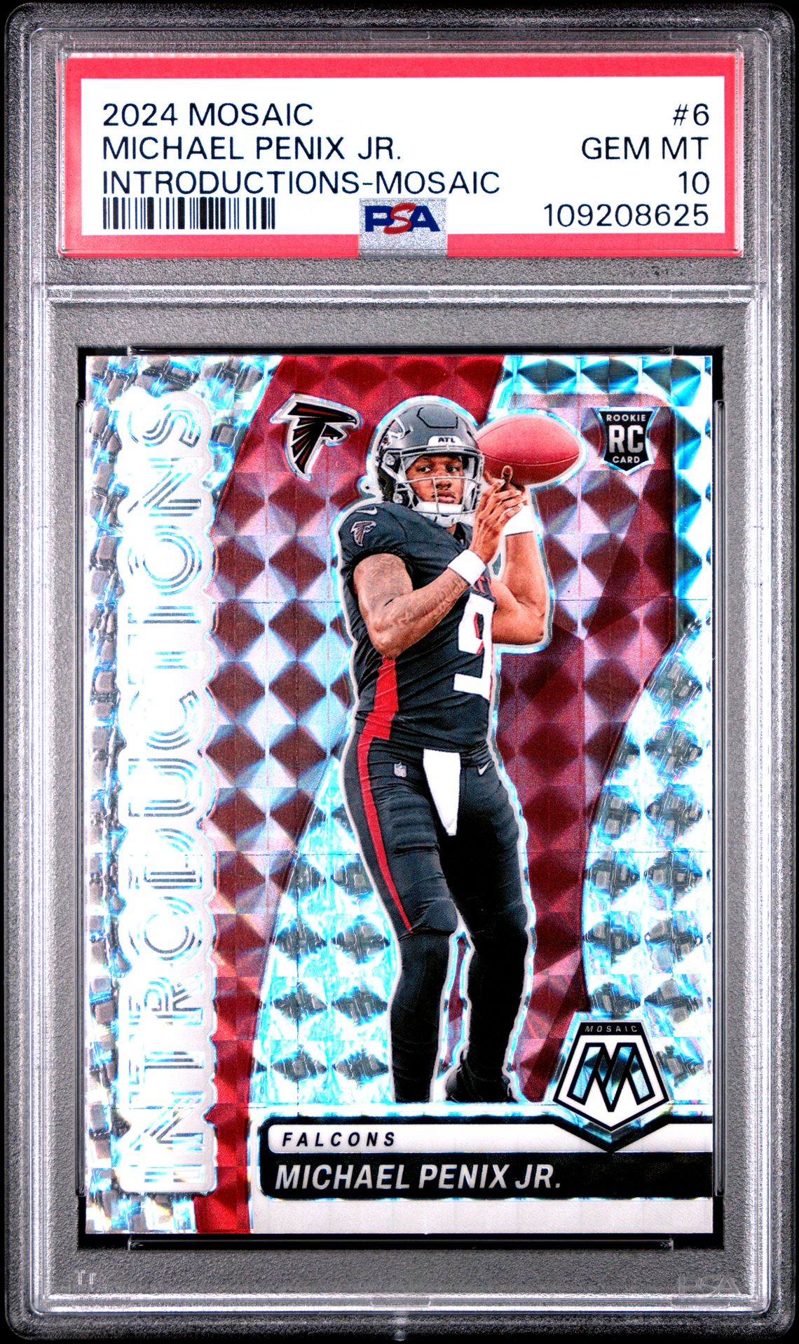 2024 Panini PANINI MOSAIC INTRODUCTIONS MOSAIC #6 Michael Penix Jr. front
