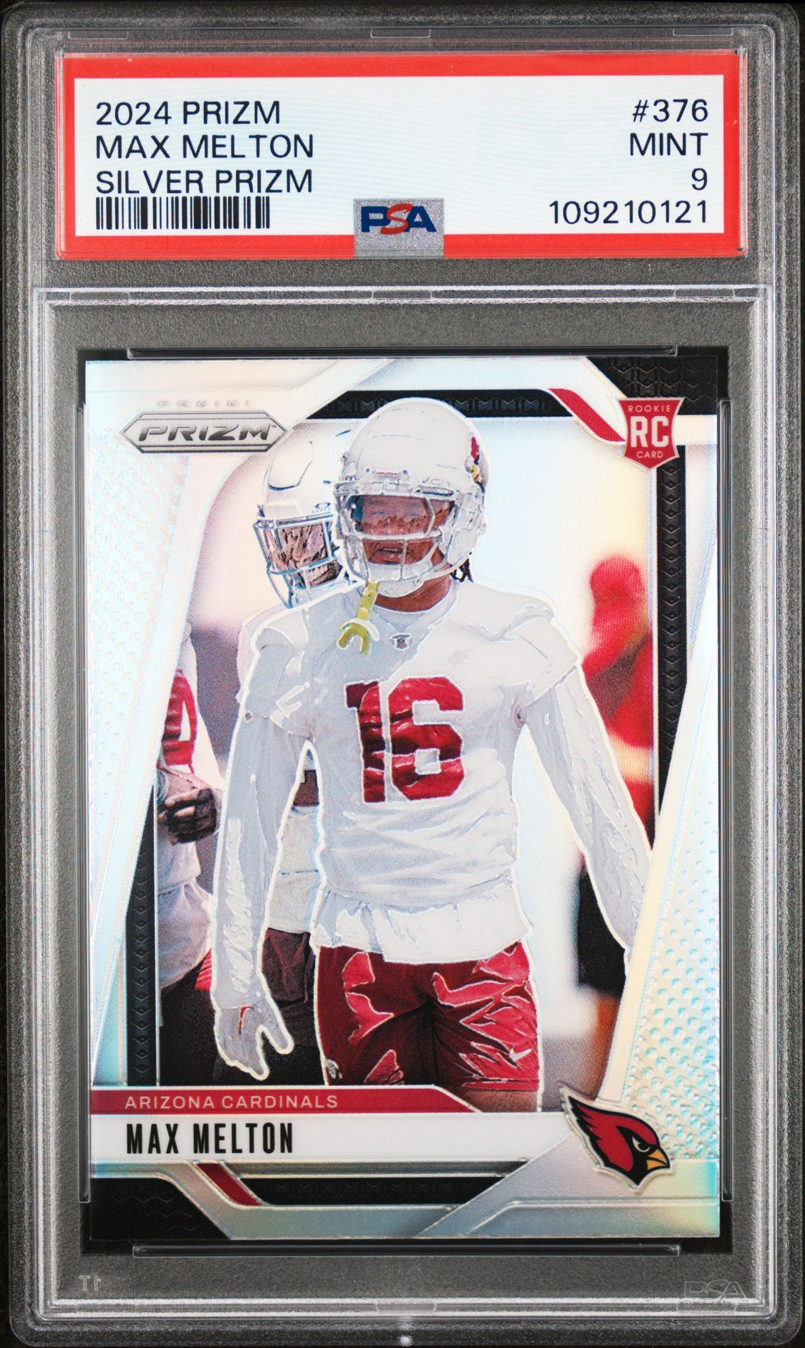 2024 Panini PANINI PRIZM SILVER PRIZM #376 Max Melton front