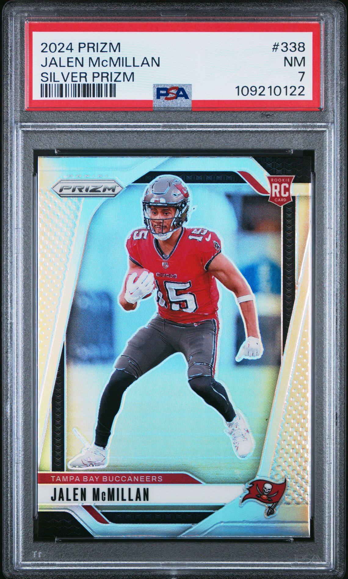 2024 Panini PANINI PRIZM SILVER PRIZM #338 Jalen Mcmillan front