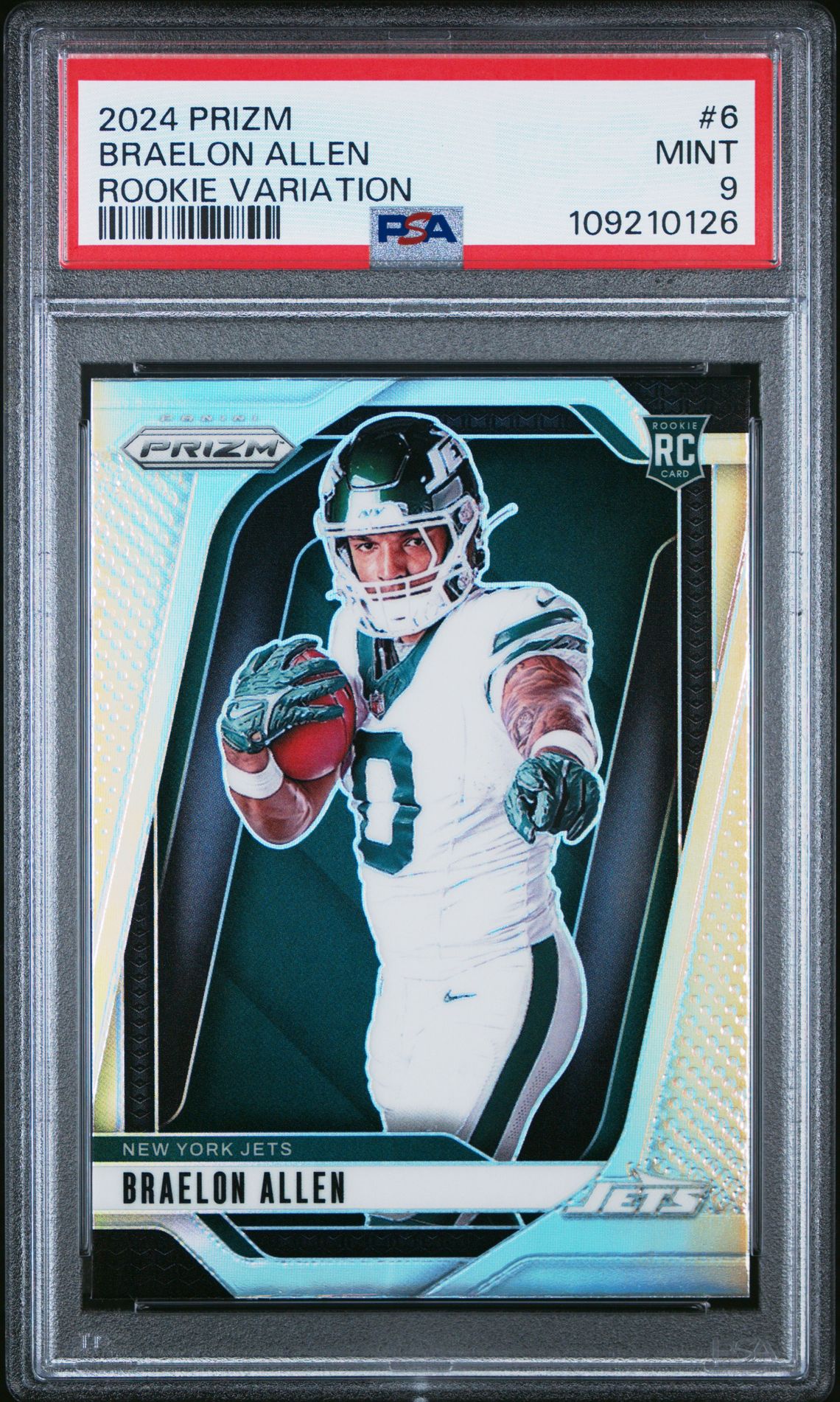 2024 Panini PANINI PRIZM ROOKIE VARIATION #6 Braelon Allen front