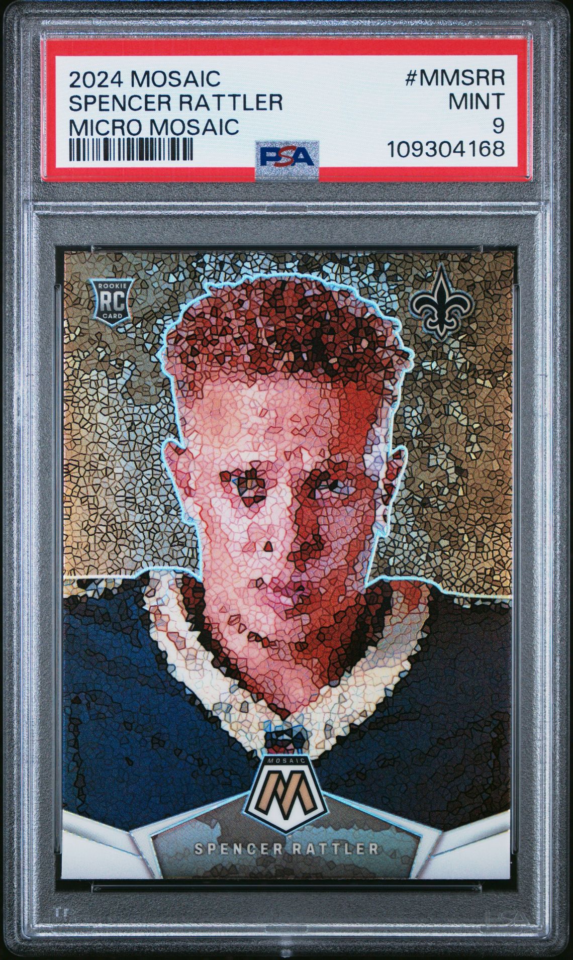 2024 Panini PANINI MOSAIC MICRO MOSAIC #MMSRR Spencer Rattler front