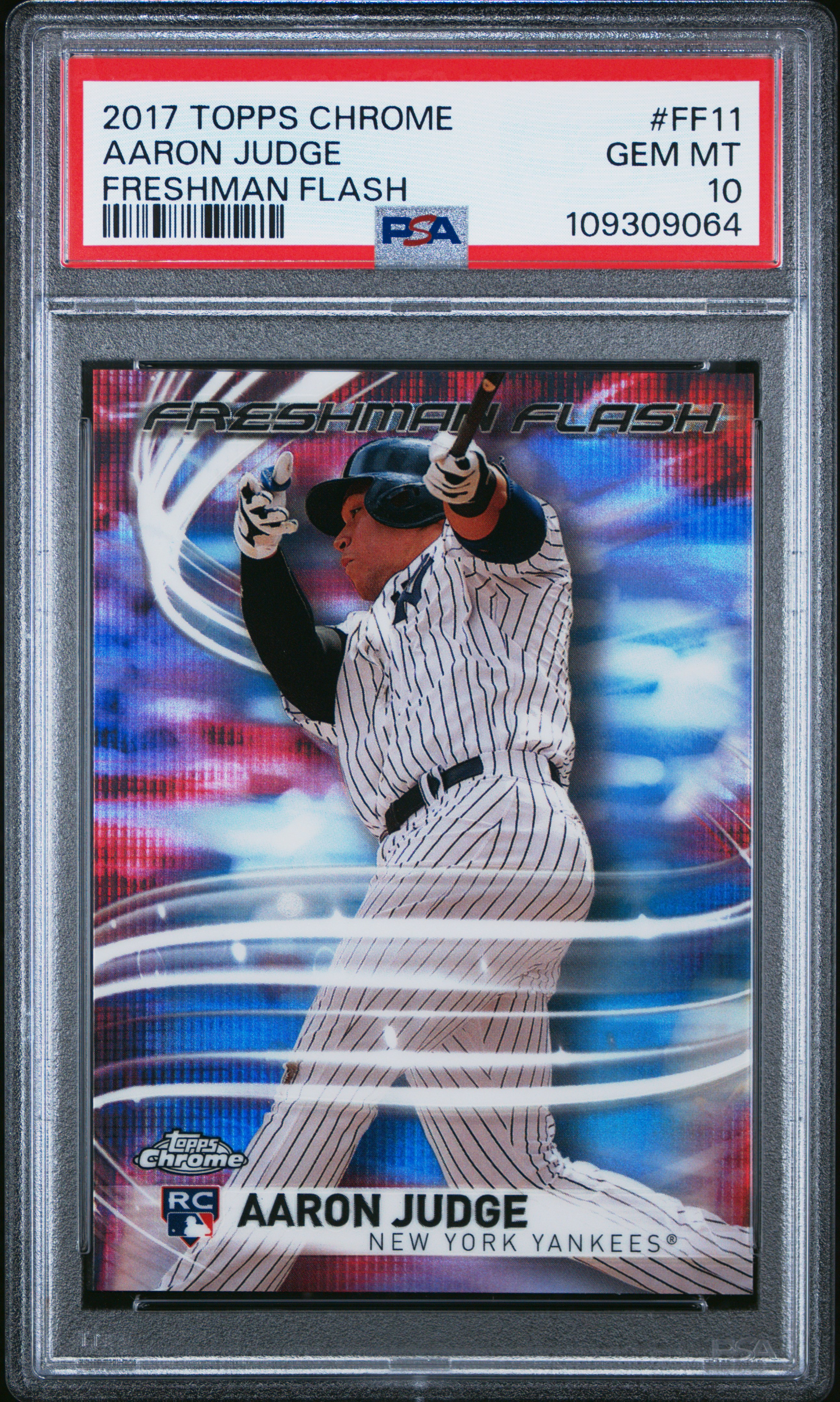 Aaron Judge 2017 Topps Chrome Freshman Flash