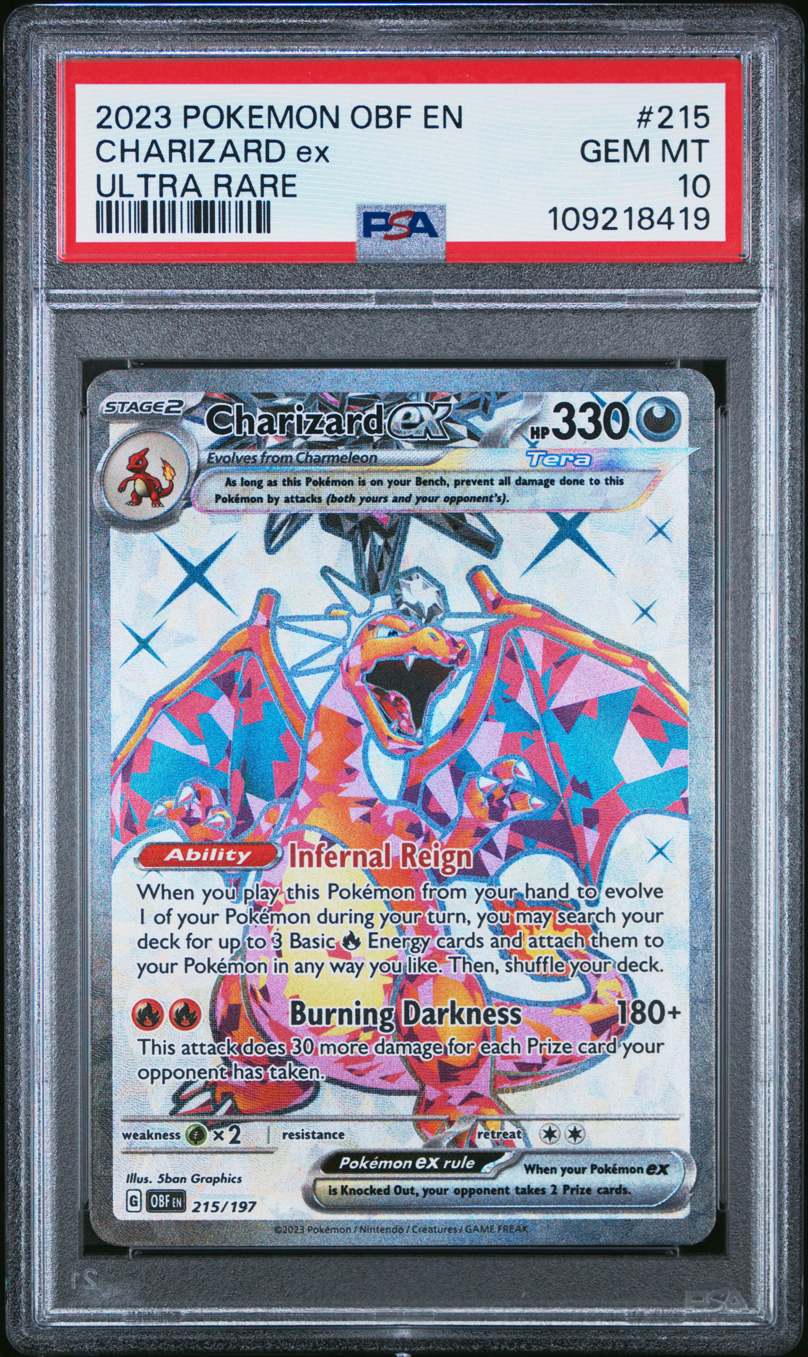 youtime_tcg's 2023 Pokemon Obf En-Obsidian Flames Charizard