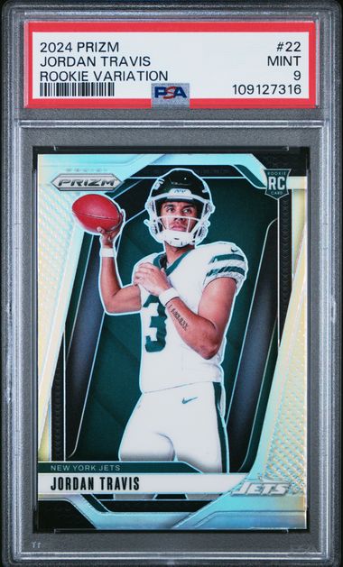 2024 Panini Prizm Rookie Variation Jordan Travis #22 Mint 9 front