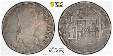 1822-D CG 8 R D8.12.1 Bust A Crown A VF30