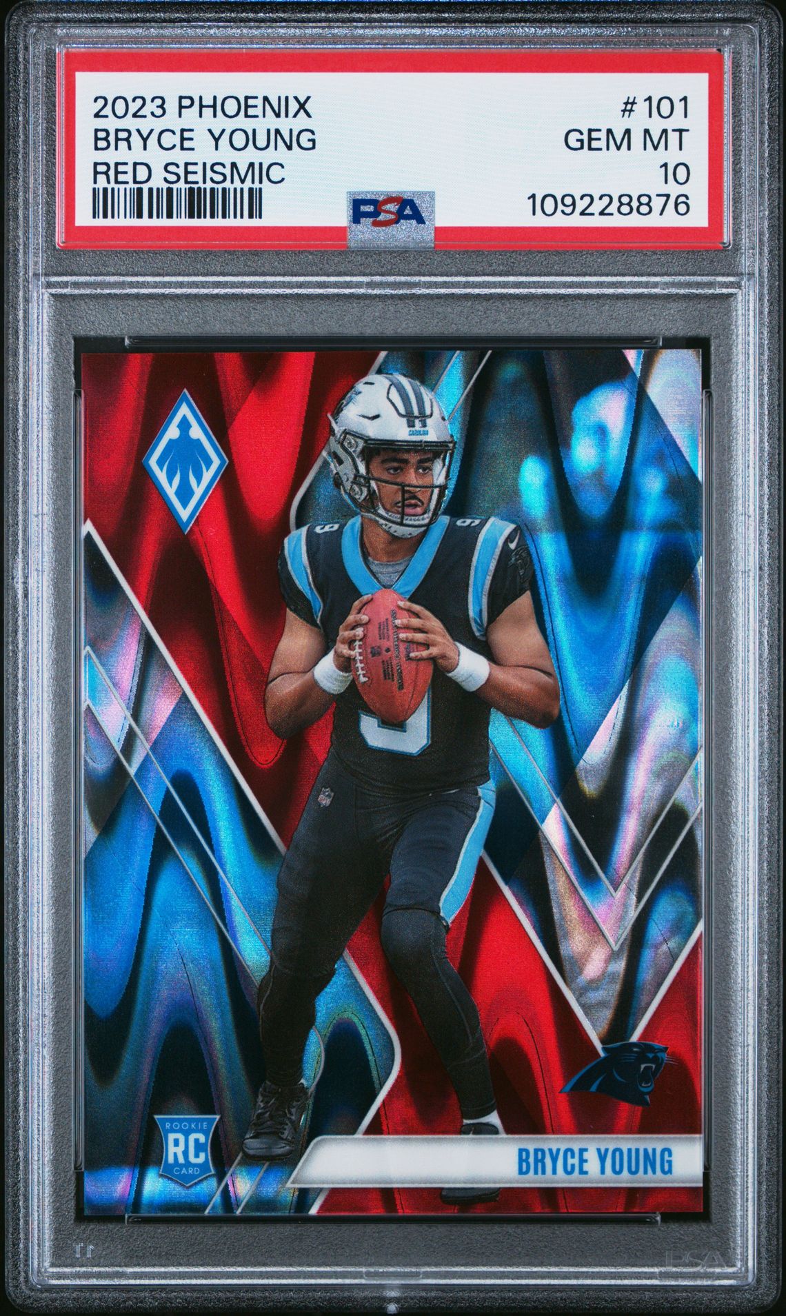 2023 Panini PANINI PHOENIX RED SEISMIC #101 Bryce Young front