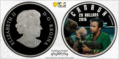 2016 $20 The Trouble with Tribbles Star Trek - Colorized PR69DCAM