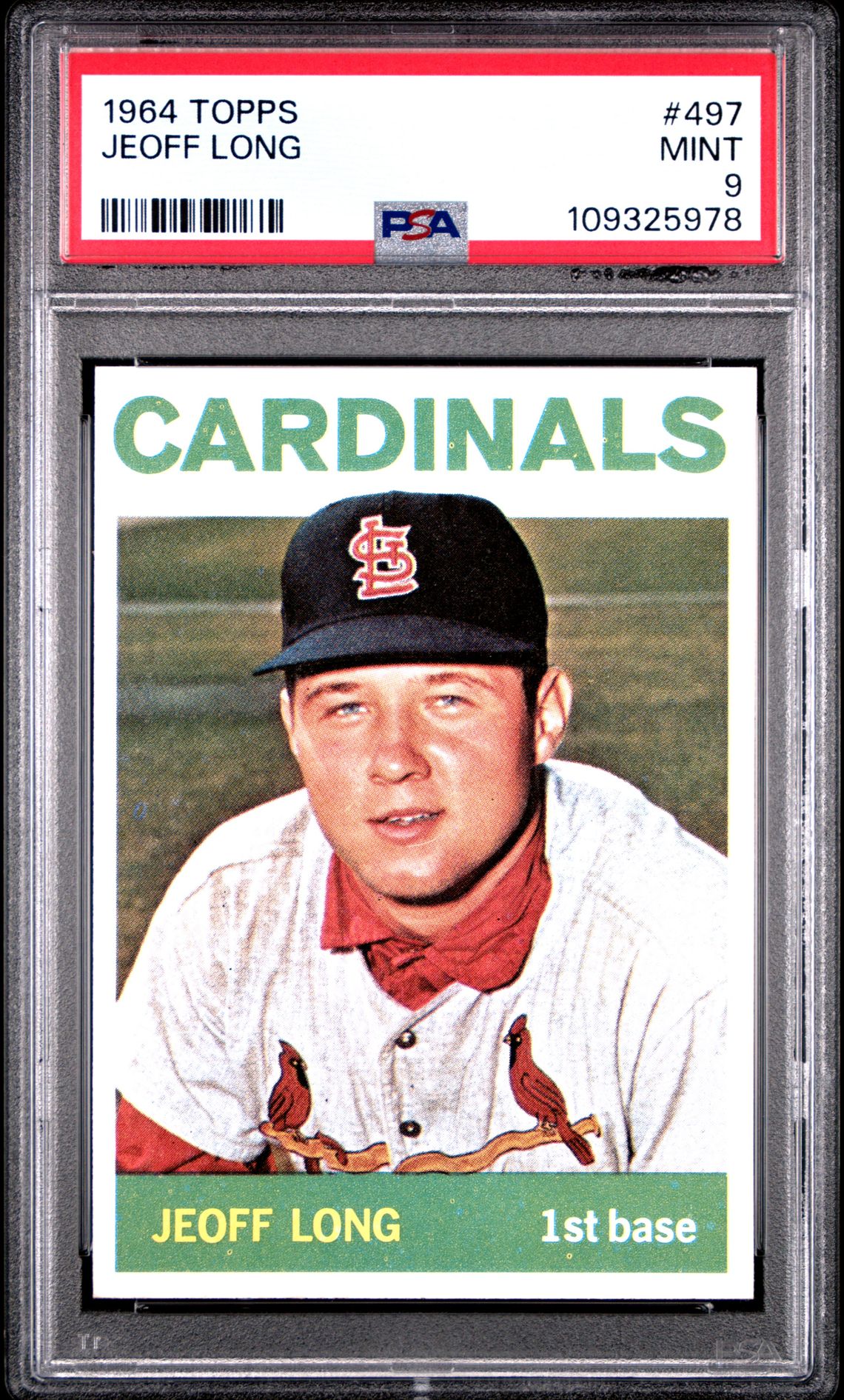 1964 Topps TOPPS #497 Jeoff Long front