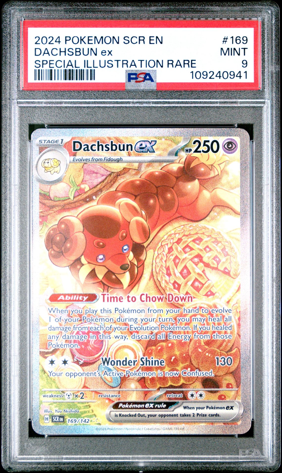 2024 Pokemon POKEMON SCR EN-STELLAR CROWN SPECIAL ILLUSTRATION RARE #169 Dachsbun Ex front