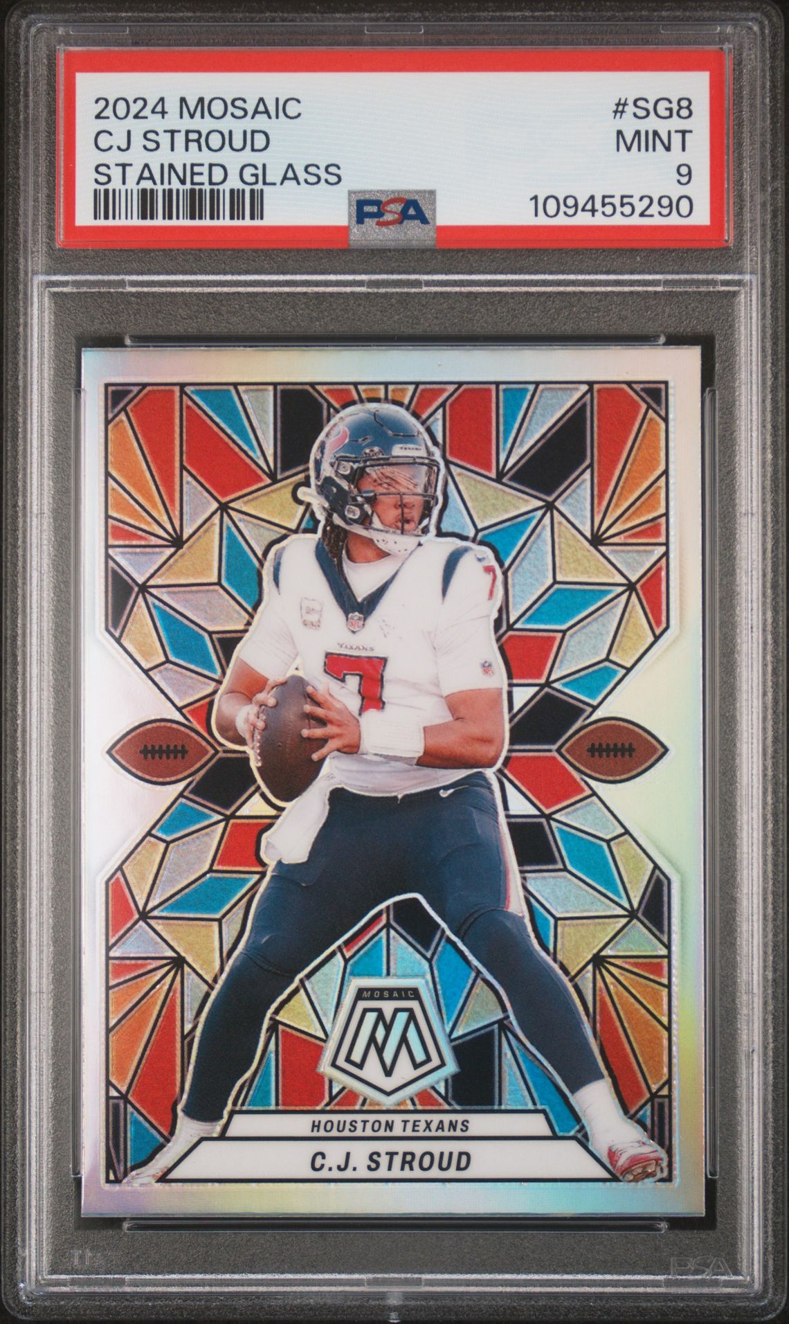 2024 Panini PANINI MOSAIC STAINED GLASS #SG8 Cj Stroud front