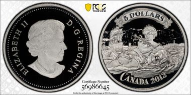 2013 $5 1888 $20 Bank Note PR69DCAM