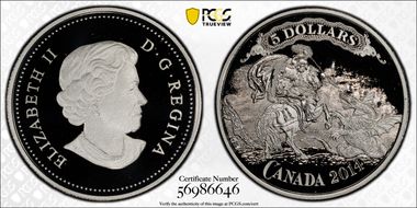 2014 $5 St. George Bank Note PR70DCAM