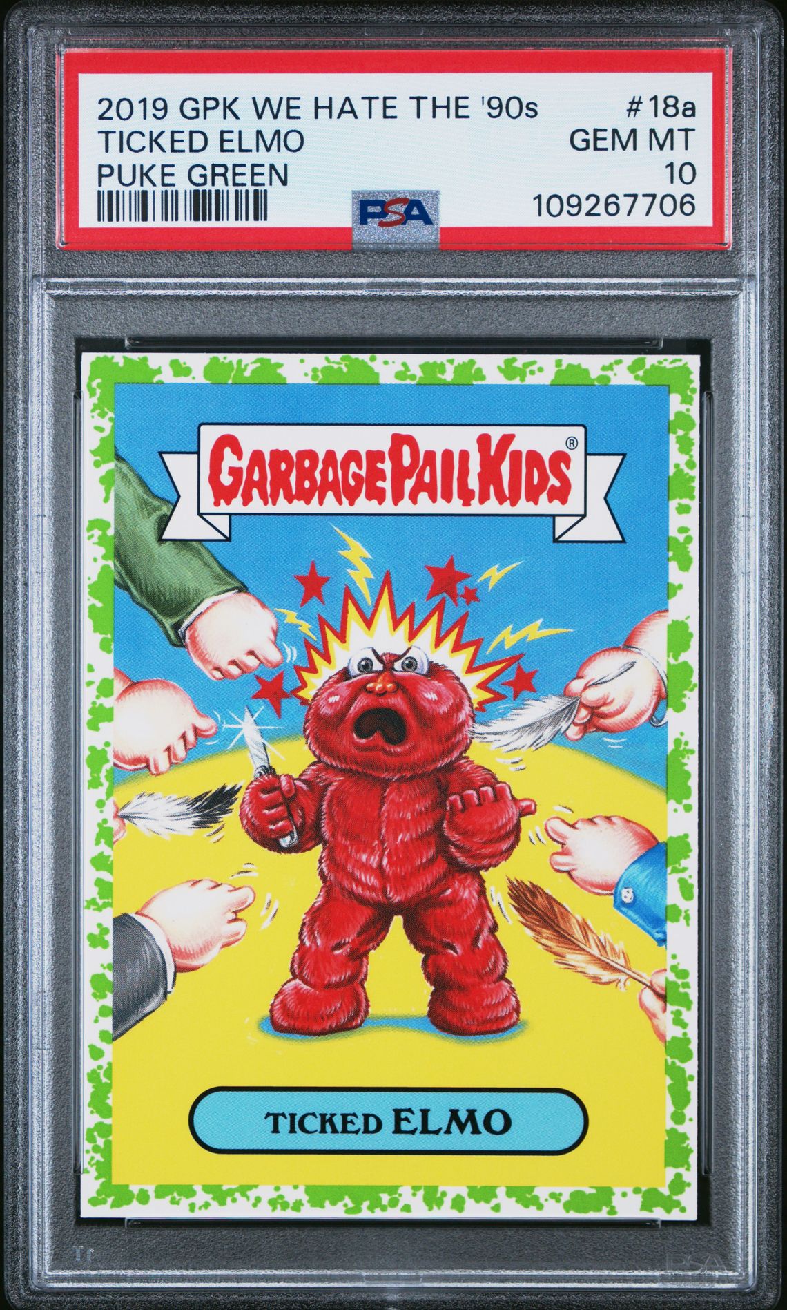 Ticked Elmo PSA 10