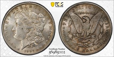 1884-O $1 MS62