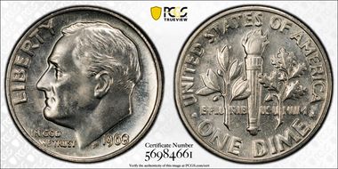 1968 10C DDO, FS-101 MS64