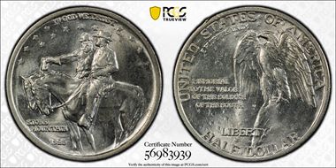 1925 50C Stone Mountain MS63