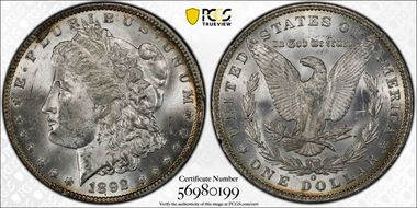 1892-O $1 MS63