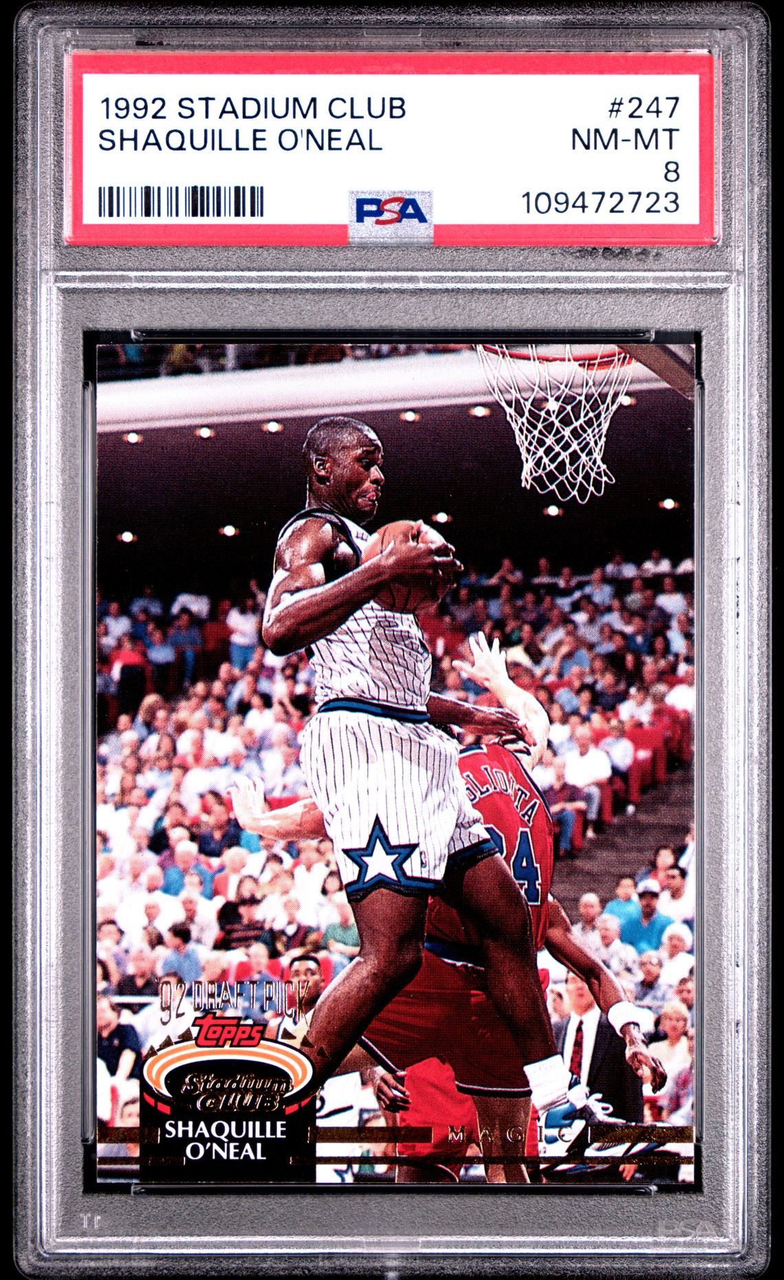 1992 Stadium Club STADIUM CLUB #247 Shaquille O'Neal front