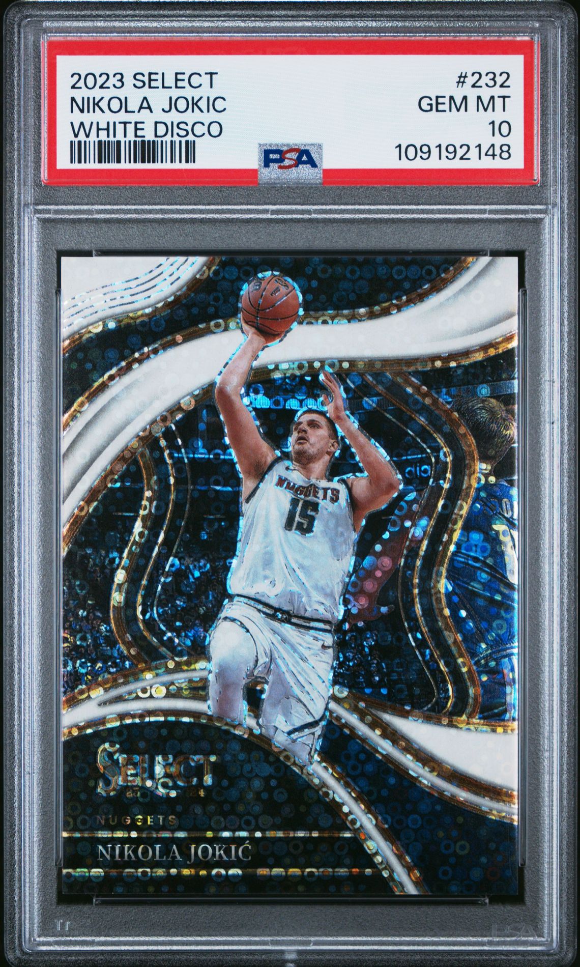 2023 Panini PANINI SELECT WHITE DISCO #232 Nikola Jokic front