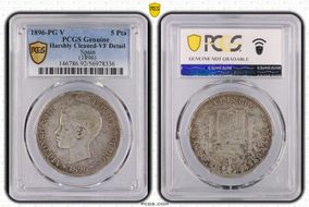 1896-PG V 5 Pta (1896) N1