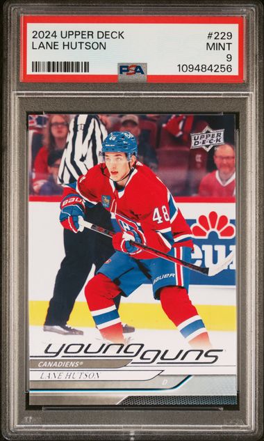 2024 Upper Deck Lane Hutson #229 Mint 9 front