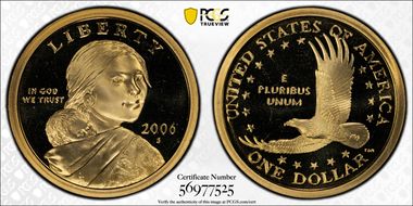2006-S SAC$1 PR68DCAM