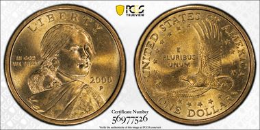 2000-P SAC$1 MS65
