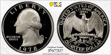 1978-S 25C PR70DCAM