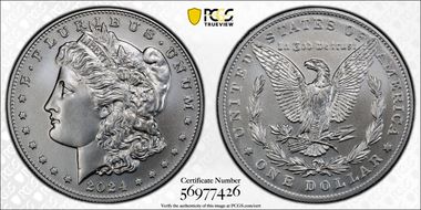 2024 $1 Morgan Dollar MS70