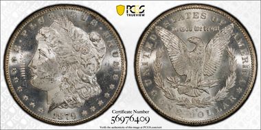 1879-CC $1 MS62+