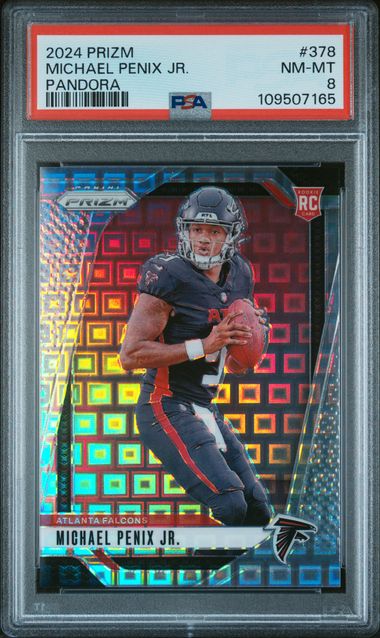 2024 Panini Prizm Michael Penix Jr. #378 (Pandora) Nm-Mt 8 front