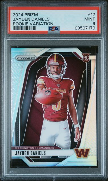 2024 Panini Prizm Rookie Variation Jayden Daniels #17 Mint 9 front