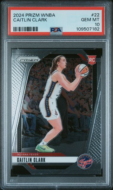2024 Panini Prizm Wnba Caitlin Clark #22 Gem Mt 10 front