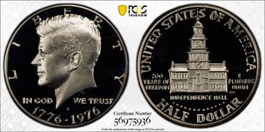 1976-S 50C Clad PR69DCAM