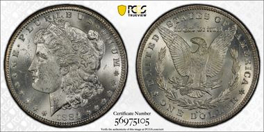 1884-CC $1 MS63