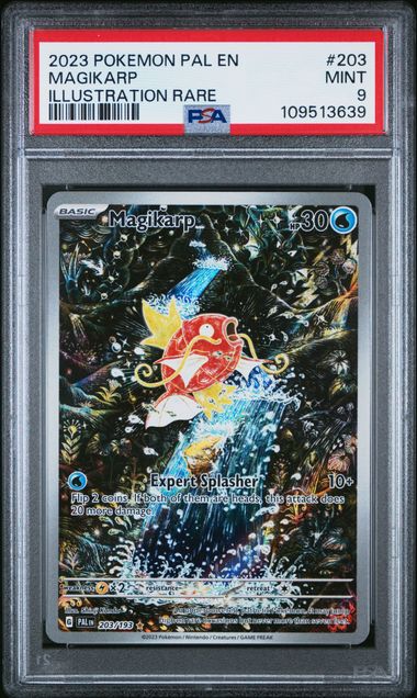 2023 Pokemon Pal En-Paldea Evolved Magikarp #203 (Illustration Rare) Mint 9 front